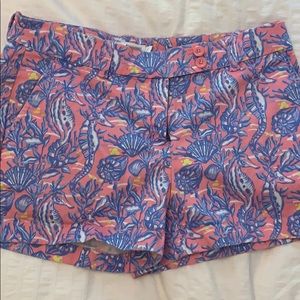 Seahorse print 3.5 inch shorts